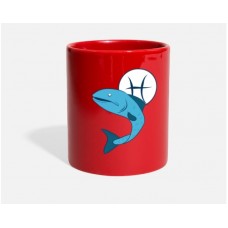 Zodiac Pisces Red Mugs